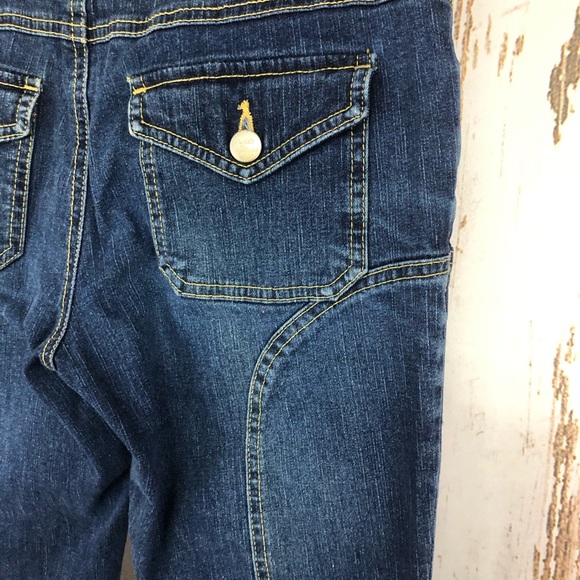 Metro Blues Jeans, Size 4P. Cool side seam detail. In excellent condition! - Picture 5 of 7